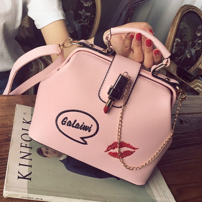 Sac À Main femme Nouvelle Sac À Main femmes Sac En Cuir Femme Messenger Sacs À Bandoulière Rouge À Lèvres décontracté Sacs À Bandoulière