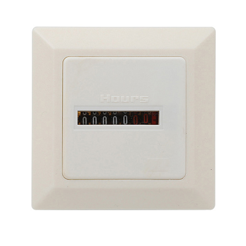AC220-240V HM-1 0-99999,9 Stunden-Timer-Funktion Elektronischer hermetischer Zähler Digitales Messgerät 0,3 W 50 Hz für Elektriker-Werkzeug: dunkel Grau
