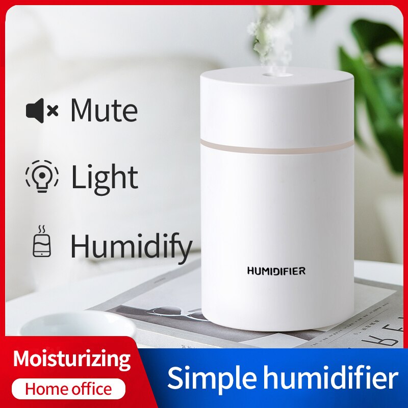 Portable Air Humidifier 300ml Ultrasonic Aroma Essential Oil Diffuser USB Cool Mist Maker Purifier Aromatherapy For Car Or Home
