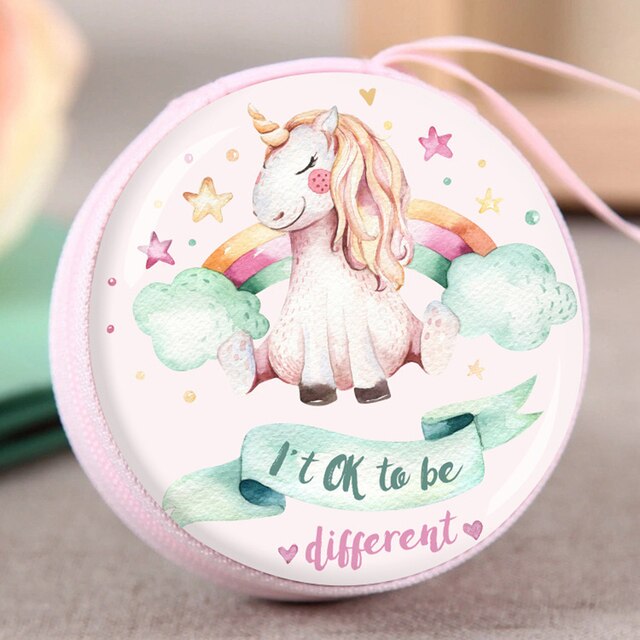 Mode Schattige Kinderen Portemonnee Kleine Vrouwen Coin Zakken Mooie Afdrukken Portemonnee Dier Bloem Muntzakken Meisjes Coin tassen: 5