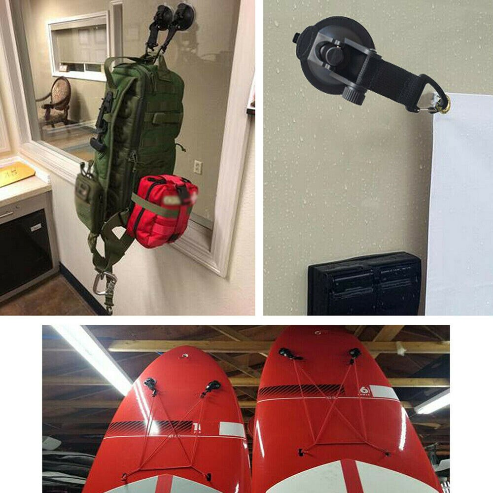 Tarp Suction Cup Anchor Webbing 2pcs Campers Camping Heavy-duty Plastic