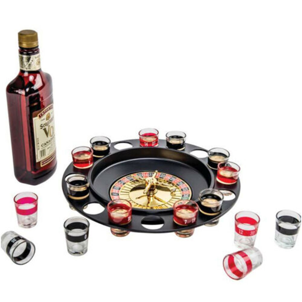 Party Roulette Wheel Game Set Speelgoed Spin Shot Stag Hen Game Glas Volwassen Drinken Speelgoed Bar Ktv Party Drinken Glas bar Boost Speelgoed