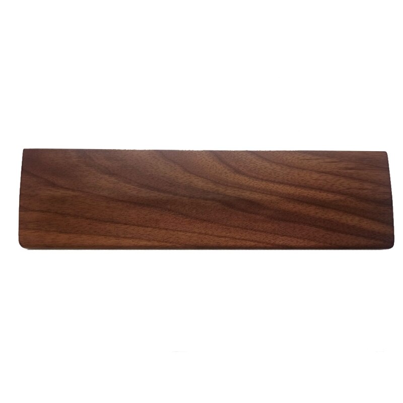 Walnut Wooden Mechanical Keyboard Wrist Rest with Anti-Slip Mat Ergonomic Gaming Desk Wrist Pad Support 61 87 104 Keys Hand Pad