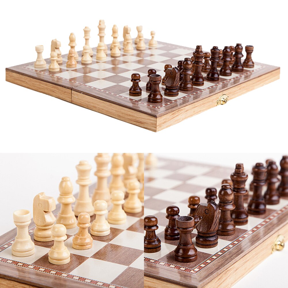 thumbnail image 2 of 32 Pcs Portable Chess Pieces International Chess Figures Figure Figurine Pawns 2 of 12