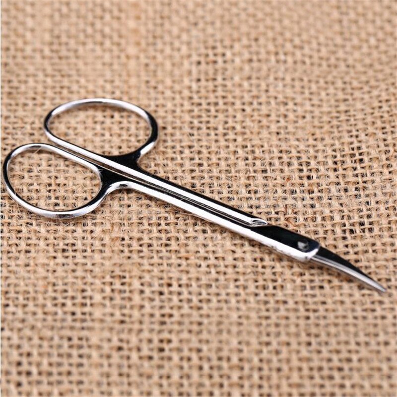 Makeup Stainless Steel Eyebrow Manicure Scissor Cutter Nail Tool Nose Hair Scissors Facial Trimming Tweezer