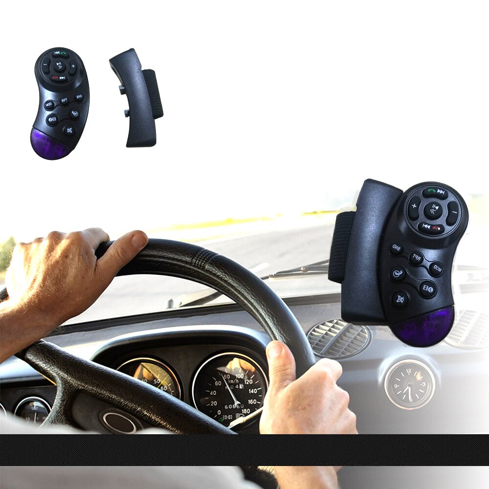 Car Steering Wheel Controller MP5 Media Multimedia Player DVD Car Steering Wheel Multimedia Portable Key Controller