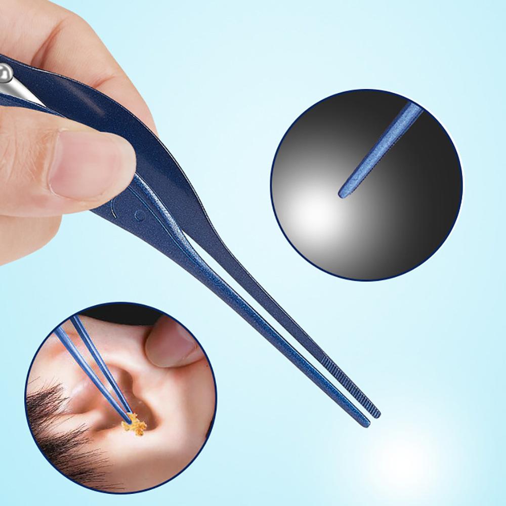 Cure-oreille lumineux LED, nettoyeur de cire d'oreille pour enfants, boucle d'oreille pour bébé, ensemble d'outils avec visualisation de la lumière