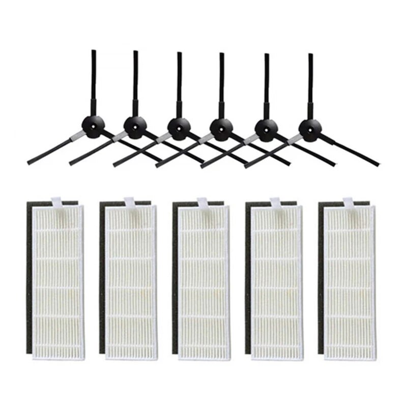 Robot Vacuum Cleaner Side Brush Main Brush Mop Cloth HEPA Filter for AMIBOT Animal H2O Connect Robotic Vacuum Cleaner Parts: as picture show4