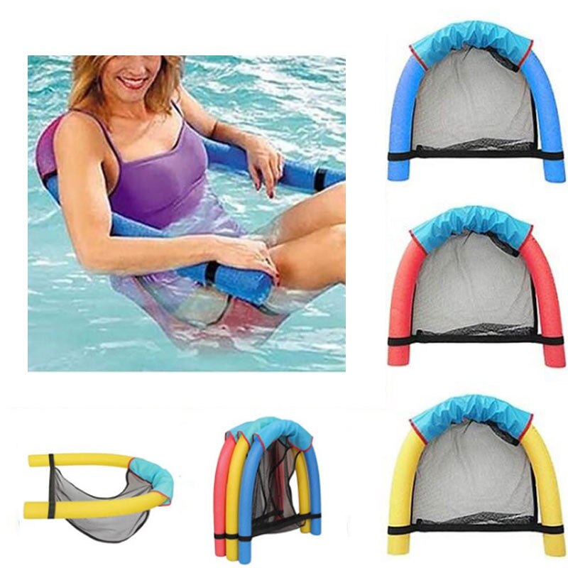 Hamaca de agua en colchón de aire, tumbona de playa, tumbona flotante para dormir, colchón de aire inflable plegable, silla de cama