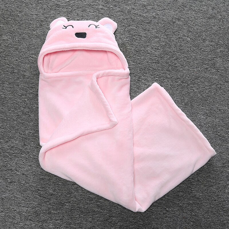 Outono e inverno saco de dormir modelos urso bebê coral velo colcha swaddling bebê quente saco de dormir do bebê meninos e meninas roupas