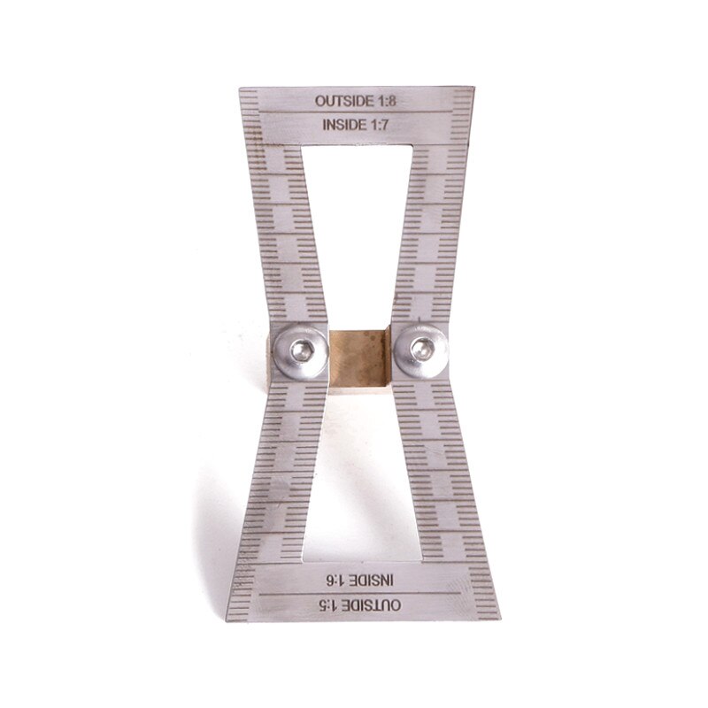 Carpintaria dovetail marcador mão corte junções de madeira calibre ferramenta guia de cauda de andorinha com escala modelo tamanho 1:5-1:6 e 1:7-1:8