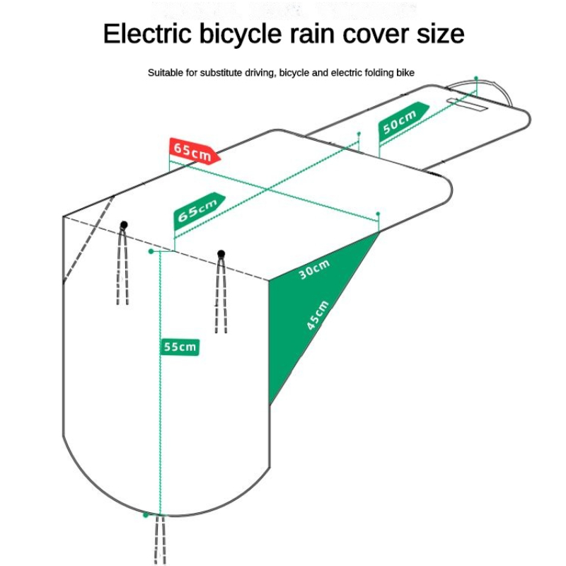 Elektrische Fiets Winddichte Hoes Winter Warm Transparant En Verdikte Split Regendichte Hoes Opvouwbare Fiets Winddichte Hoes