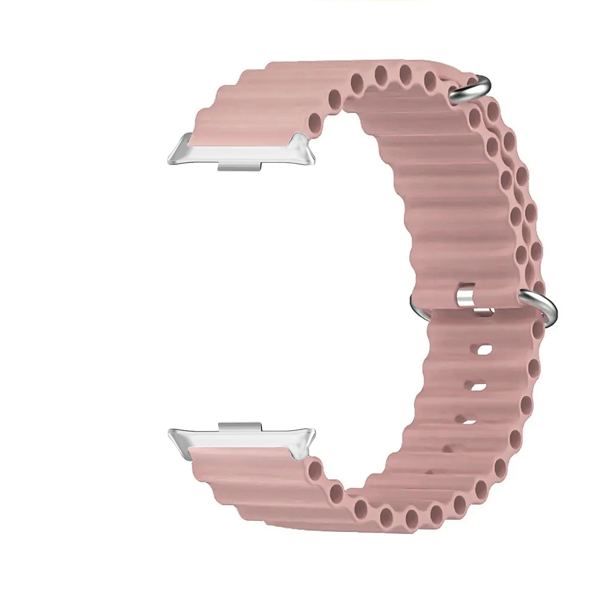 Ocean silikonrem til redmi watch 4 armbånd klokkerem armbånd til xiaomi band 8 pro erstatningsrem tilbehør correa: Xxl / Gul