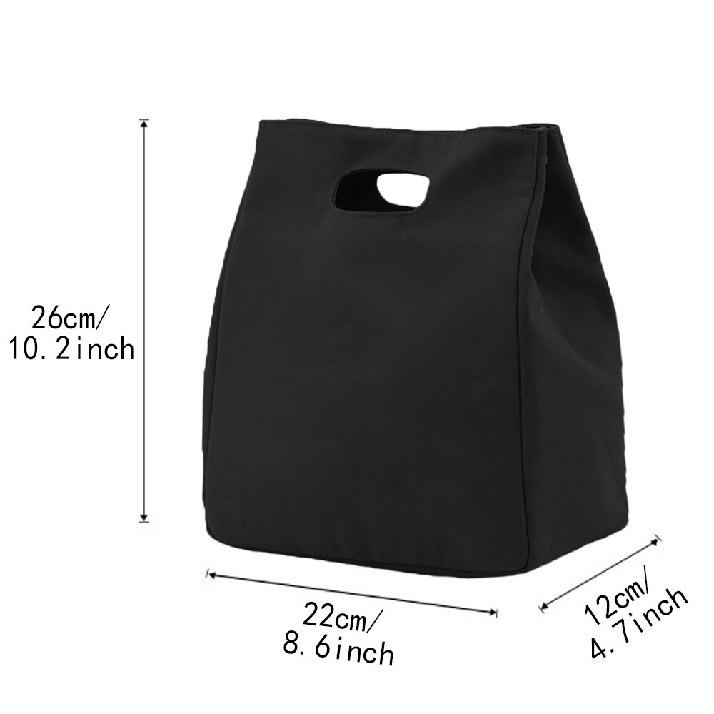 Isolierung Mittagessen Lebensmittel Isolierung Kühler Taschen Magnetische Geschmack Leinwand Tasche Zinn Folie Lebensmittel Taschen Tragbare Multifunktions Drucken Eco Tasche