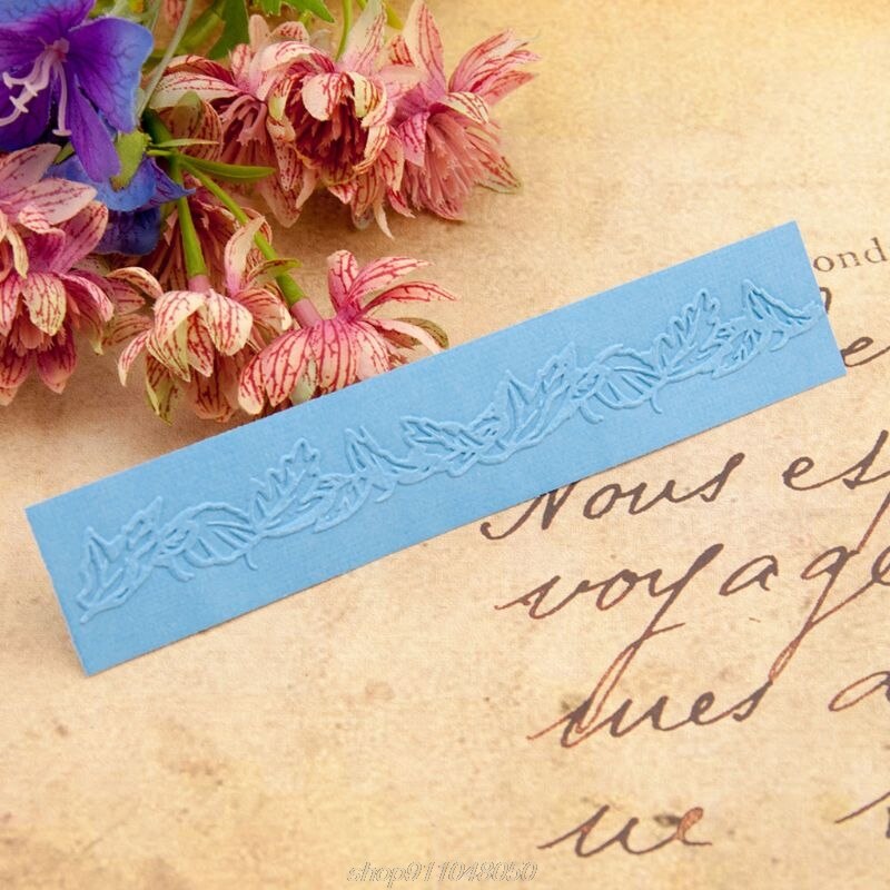 Leaves Plastic Embossing Folder Stencil Template DIY Scrapbook Photo Album Card N23 20