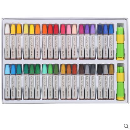 12-18-24-36 farver studerende tegner oliepasteller maleri leverer voks farveblyant graffiti med blyantspidser og extender