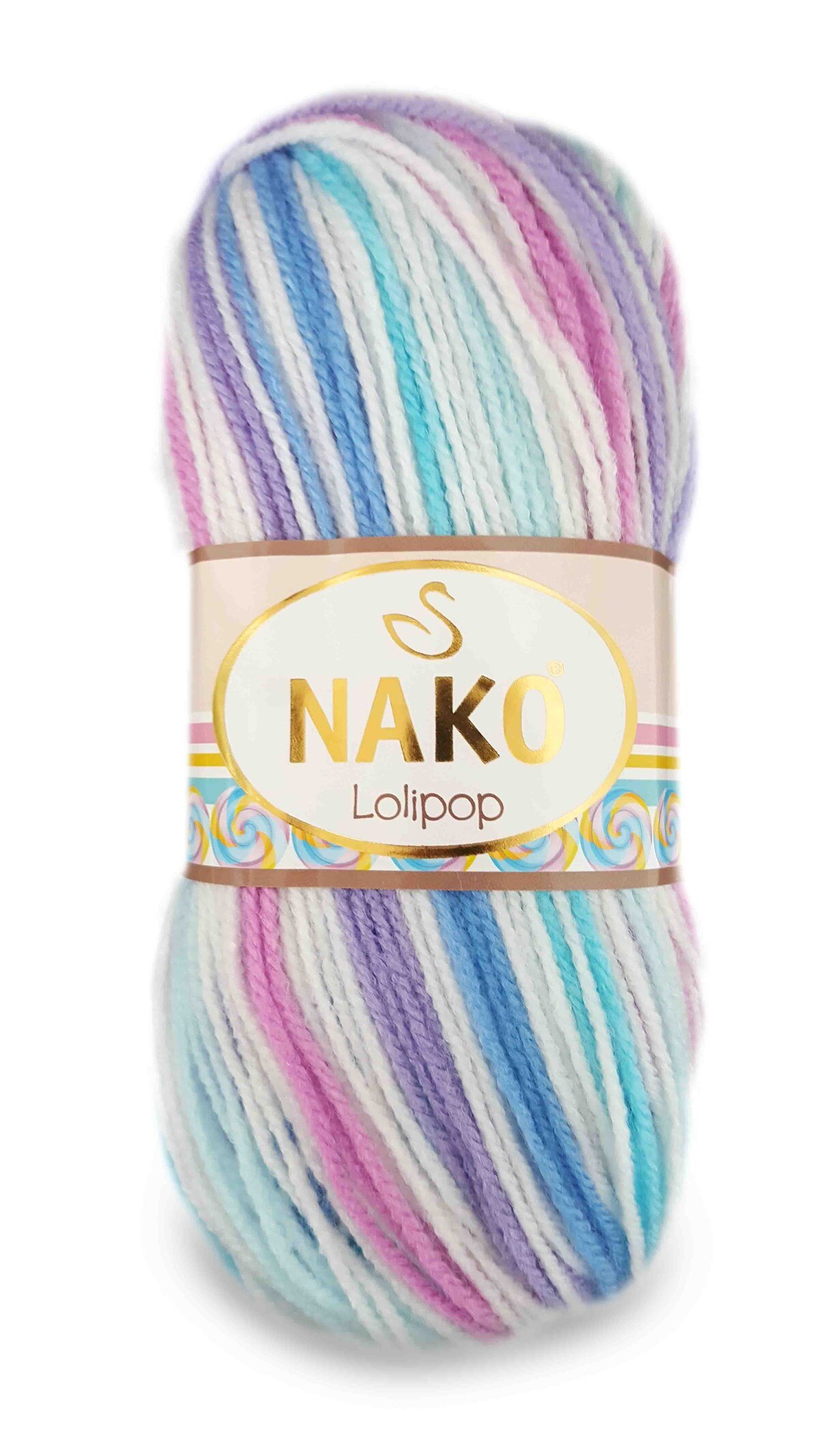 Nako Lollipop 100% Premium Acrylic Yarn DIY Hand knitting yarn blanket sweater cardigan beanie baby knitting yarn crochet: 80433