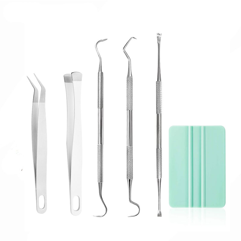 5 Pcs Vinyl Weeding Craft Kit Engraving Knife Hook Weeder for Scrapbooking Carving Tool Kit for Silhouettes Cameos Lettering
