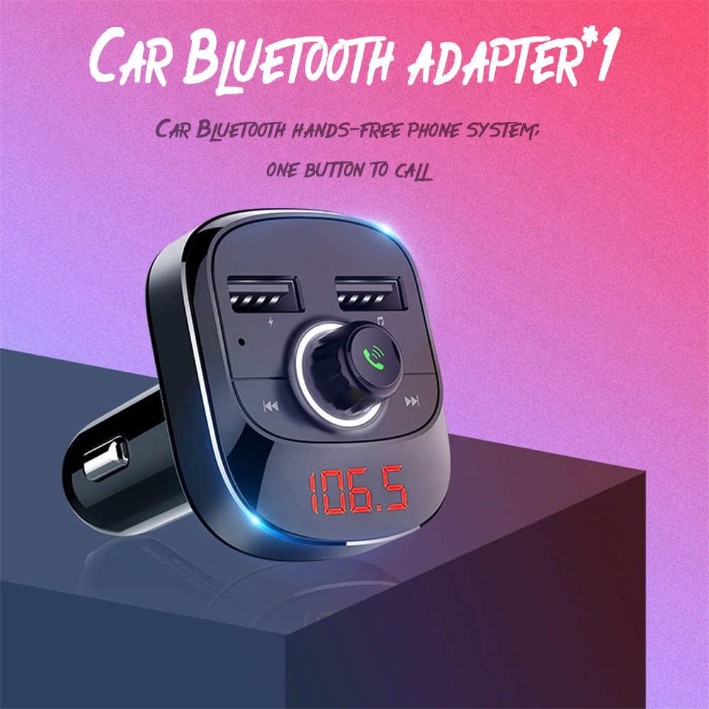 Auto MP3 Speler 12 V-24 V Bluetooth Fm-zender Kit Ondersteuning Tf-kaart 32G Handsfree call Back 3.1A Dual USB Telefoons Autolader