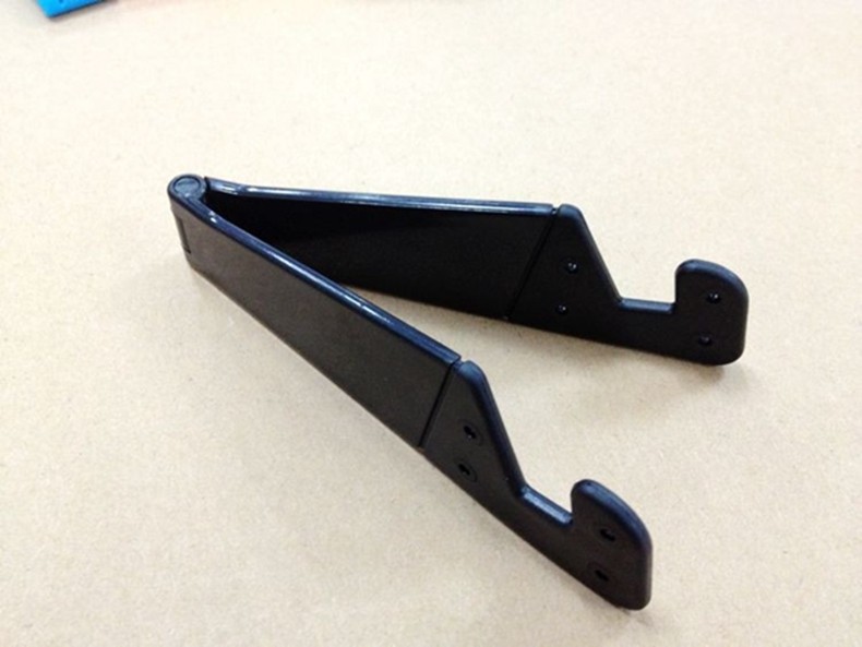 Soporte de tablet portátil plegable soporte de montaje soporte de base para Ipad pro mini 7,9 air 9,7 ''10,2 10,5 11 12,9 pulgadas forma de V: Black