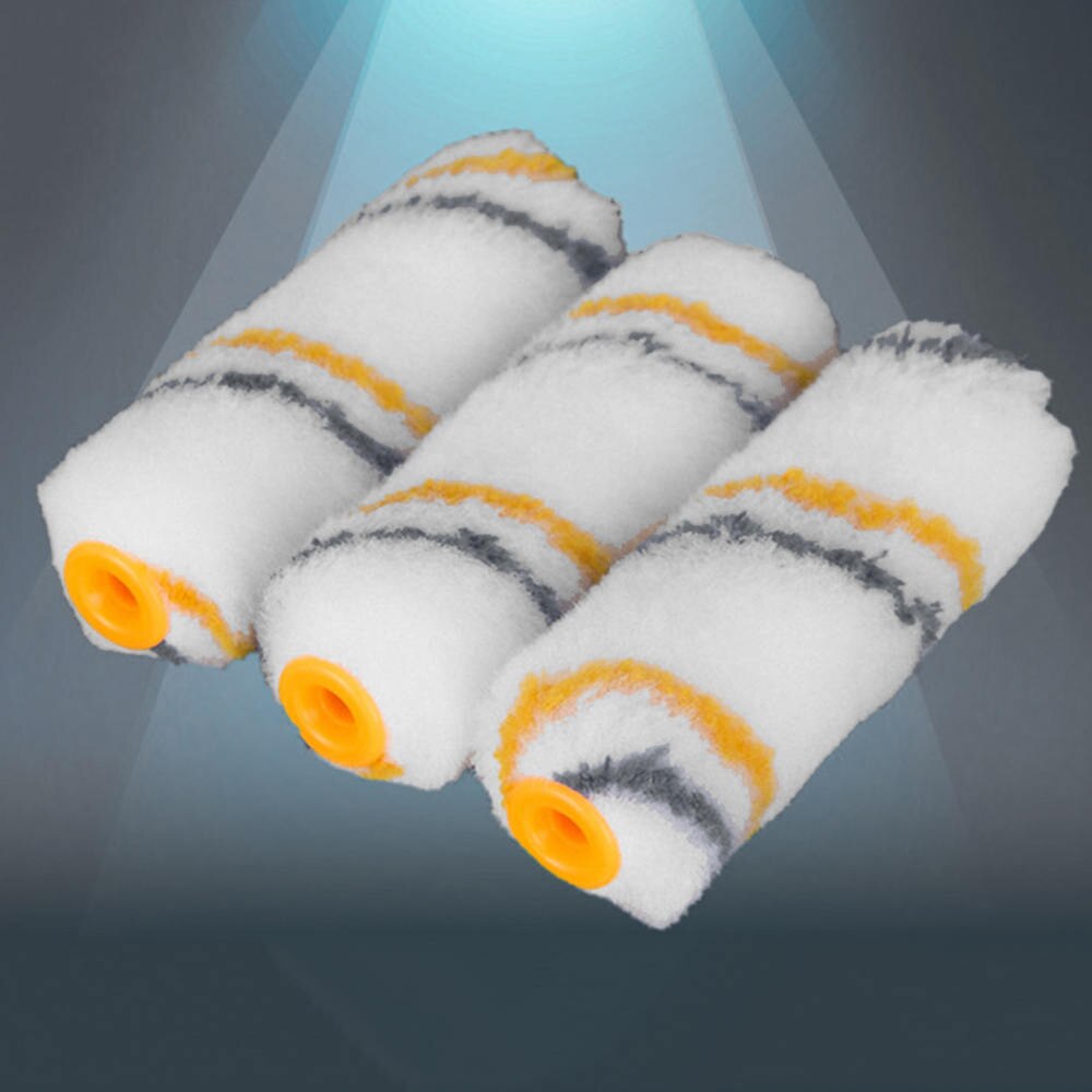 20pcs 4 inch Craft Paint Foam Rollers Decorative Corner Roller Brush Sponge Paint Roller Sleeves Decorating Painting Tool Sets