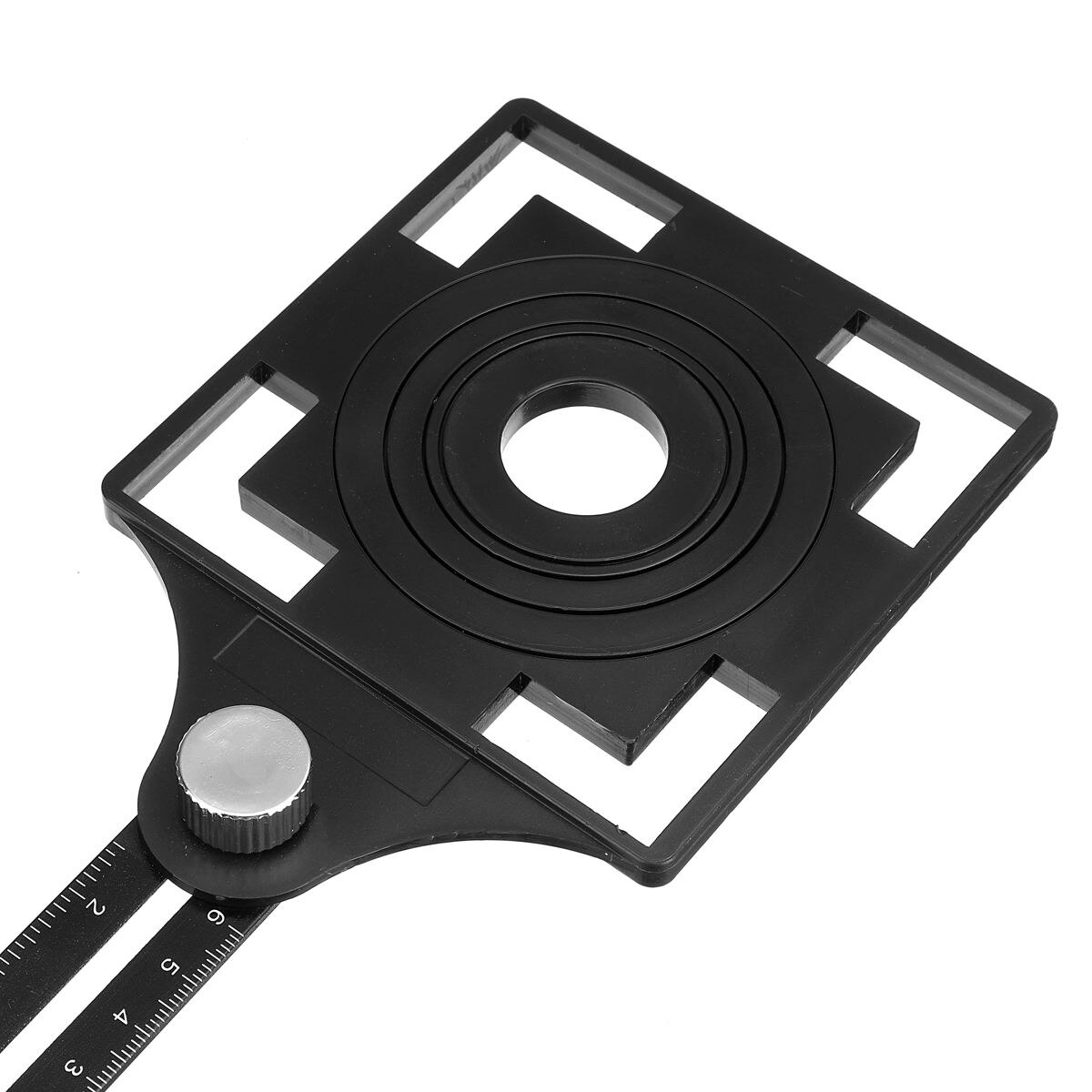 6 Folding Ruler Multi Angle Measuring Ruler Ceramic Tile Hole Locator High-precision Brick Artifact Glass Woodworking Puncher