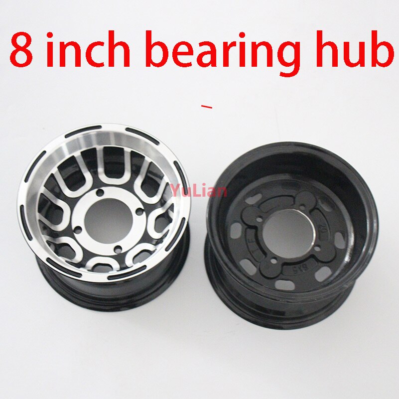 ATV Aluminum rims use19X7.00-8 tyre 20x7-8 21x7-8 vacuum tires fits Go-kart four wheel motorcycle8 inch Bearing wheel hub