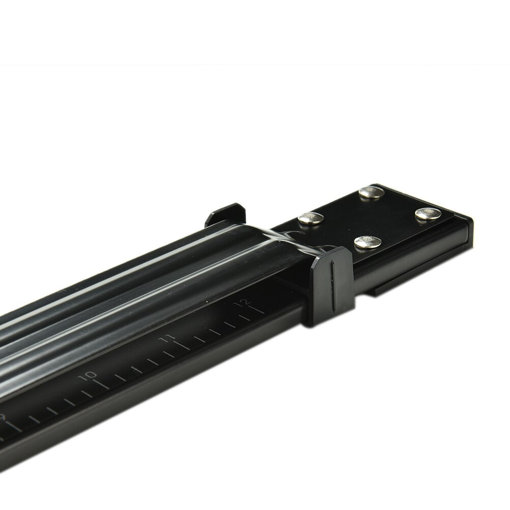 Zwarte reparatieboek nietmachine lange arm nietmachine bindmachine handmatige metalen nietmachine afmeting : 40 x 4 x 6cm