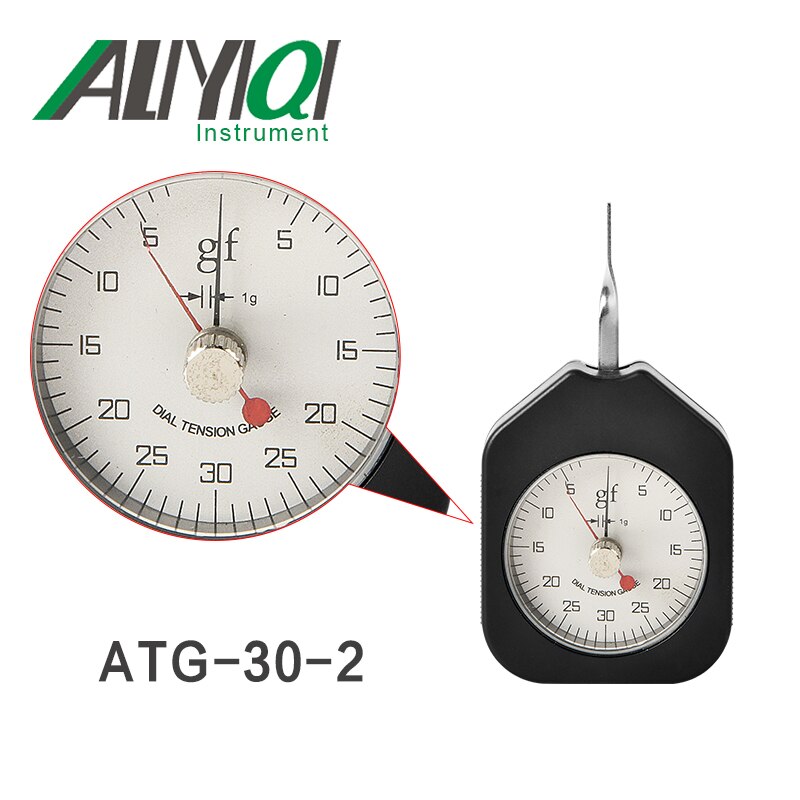 30G Wijzerplaat Spanningsmeter Tensionmeter Dubbele Pointers(ATG-30-2)Tensiometro