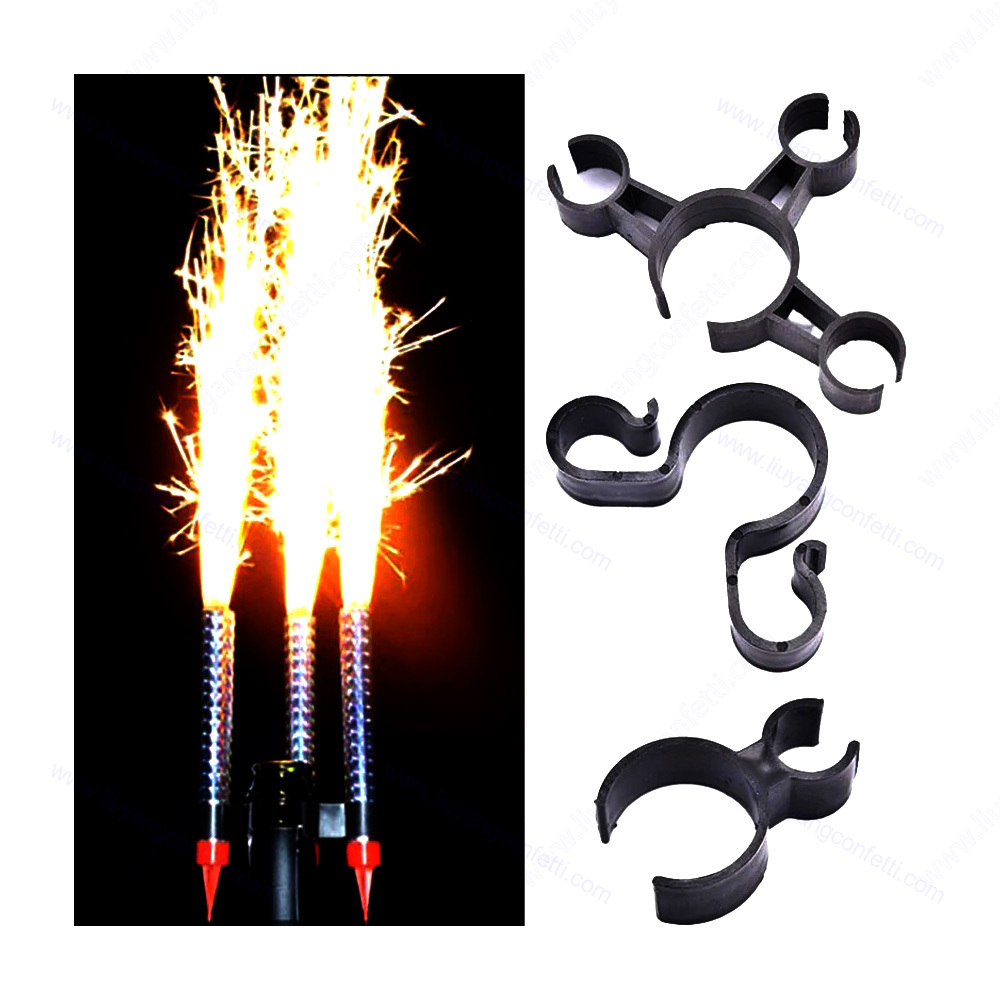 Samppanjapullo syntymäpäiväkynttilä tähtisadetikku ilotulitus turvallisuus jäälähde muoviklipsi yökerho kakkujuhlat hääbaarimestari