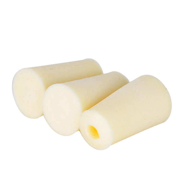 10pc Diameter 10-18mm Home Brew Wine Stopper Food Grade Silicone Plug With Hole Silicone Rubber Stopper for Airlock Bubbler
