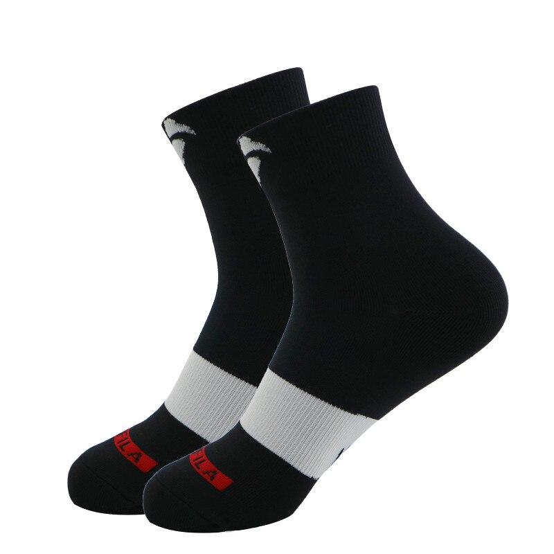 Cycling Socks Men Women Anti-sweat Outdoor Sports Running Basketball Sport Socks Bicycle Bike Socks Calcetines Ciclismo: Black