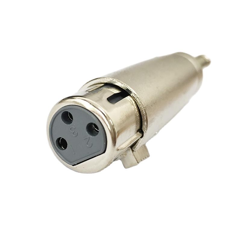 6.5 Mannelijke Cannon Xlr Vrouwelijke Mono Adapter Zilver Voor Microfoon, Audio Apparatuur