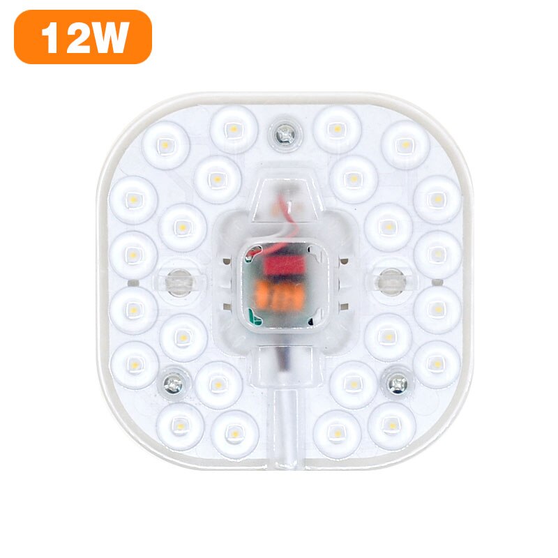 Decke Lampen Led-modul Licht AC220V 230V 240V 12W 18W 24W Ersetzen Decke Licht Beleuchtung quelle Bequeme Installation: 12W Diameter105mm