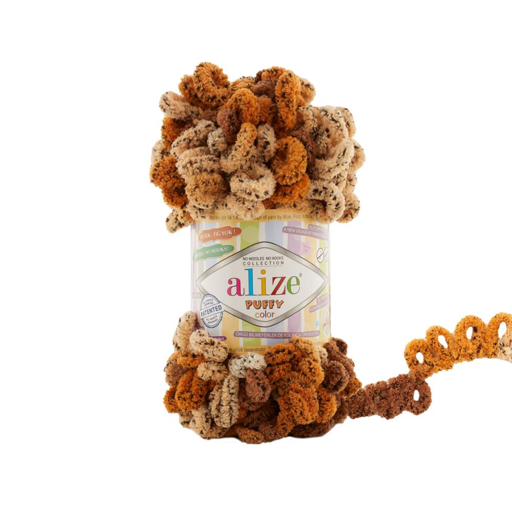 1 stk alize puffy farge garn løkke garn nyhet babygarn mykt og varmt babyteppegarn, fingerstrikk garn 1 nøste 1 x 100 gr-9mt