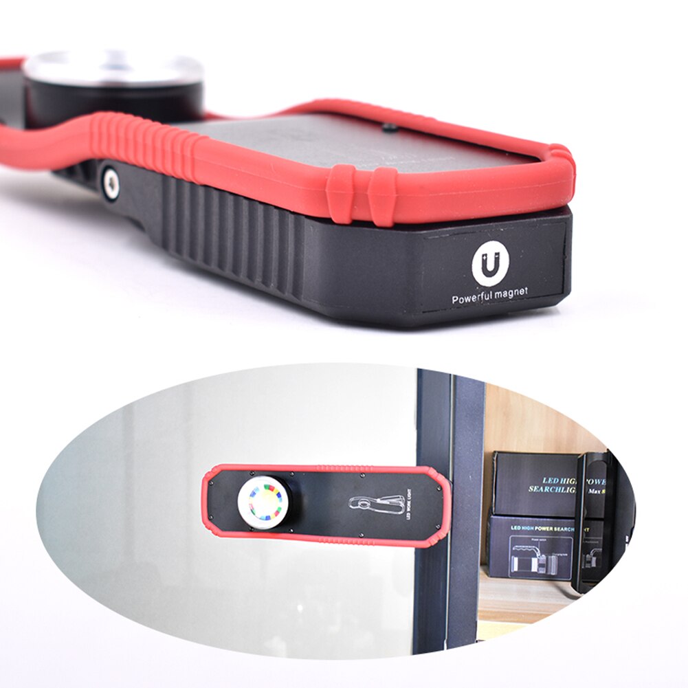 COB Lantern Hanging Work Light with Magnet Rechargeable Car Detailing Tools Portable Car Paint Checking Torch Power Light