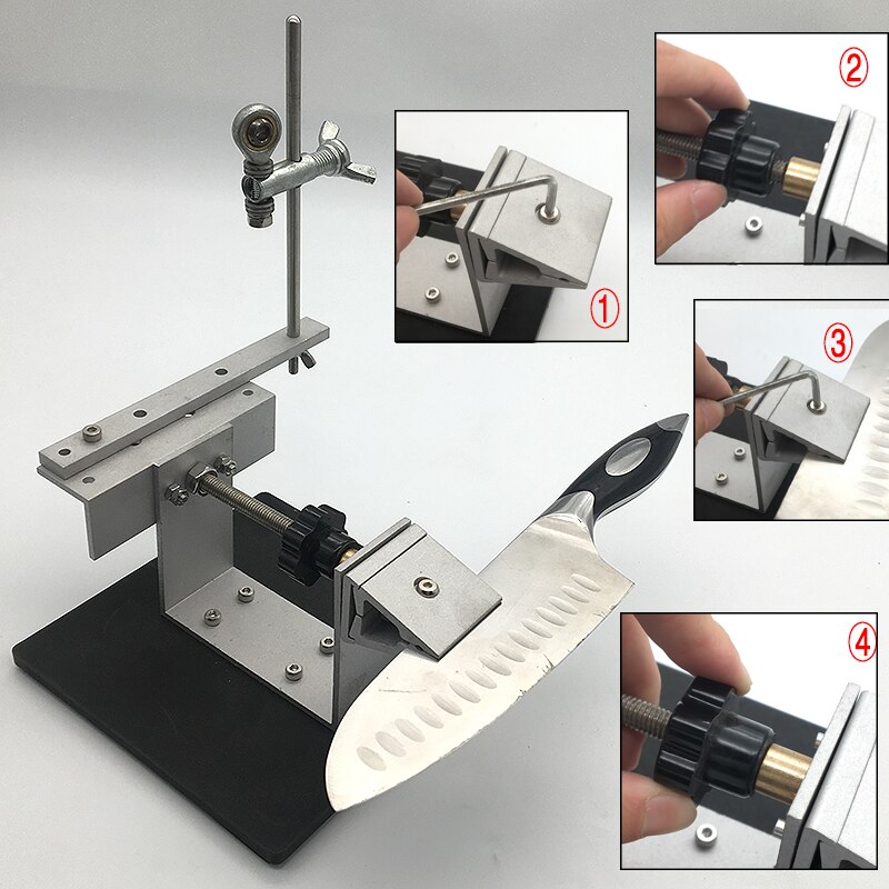 kitchen knife sharpener Multifunction Fixed angle sharpener apex edge blade ruby bar whetstone diamond set sharpening tools