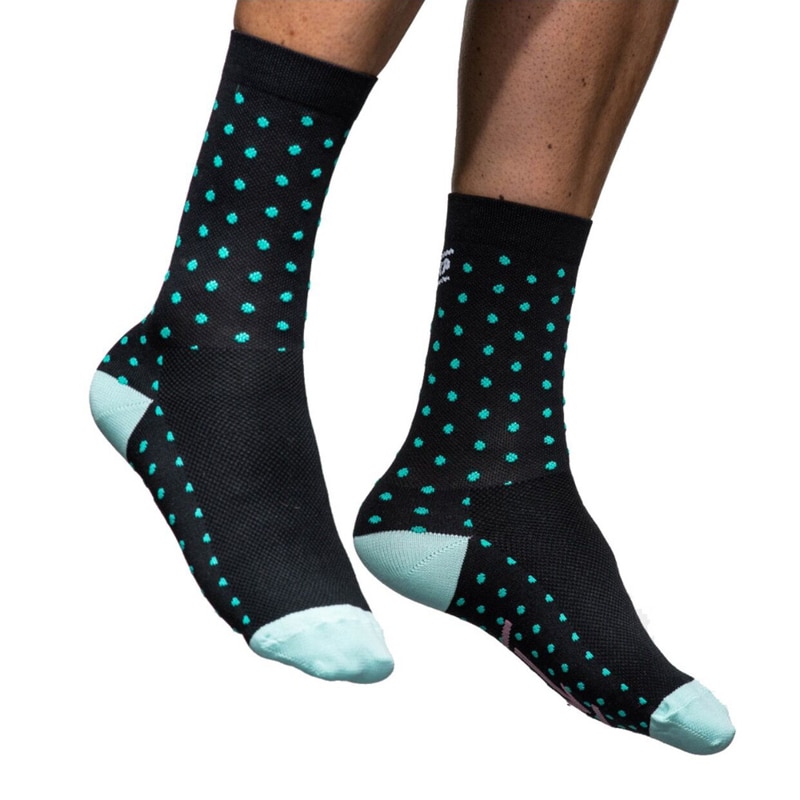 Calcetines deportivos para ciclismo , de , transpirables, para andar en baloncesto, correr, Media bicicleta, 1 par