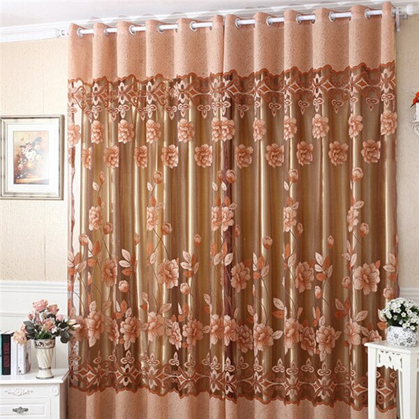 Bloem Tule Deur Decor Gordijn Drape Panel Sheer Sjaal Valletjes Us Voorraad