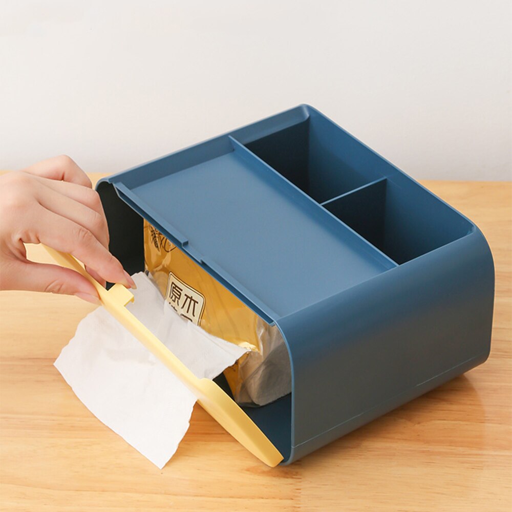 Desktop tissue box toilet box tissue roll papir tissue box vandtæt hjem badeværelse køkken hotel bil arrangør dekorationsværktøj