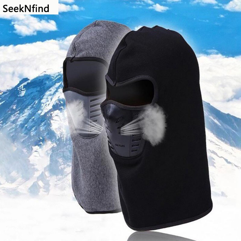 Outdoor Winter Warm Gezichtsmasker Fiets Klimmen Skiën Full Face Cover Winddicht stofdicht Kap Sjaal Ski Masker