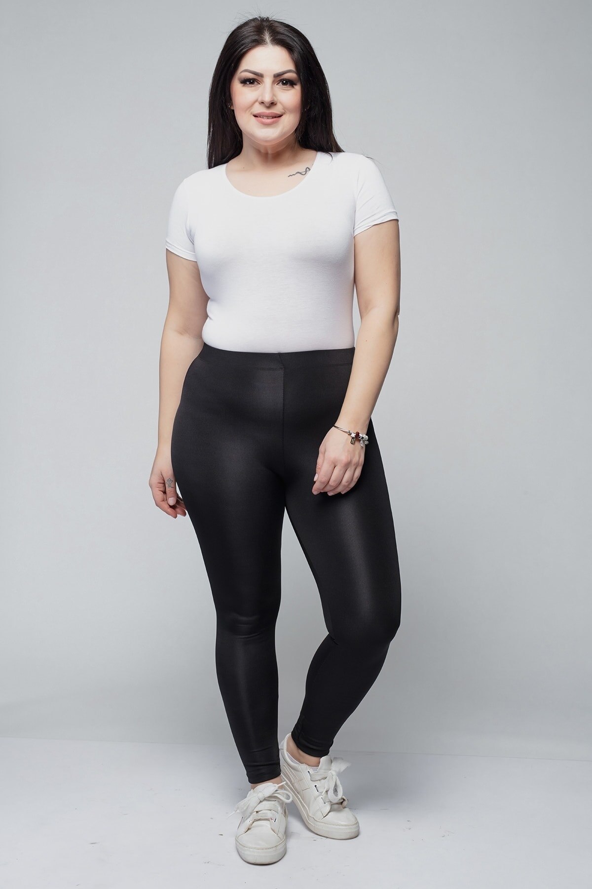 Collants de levage grande taille noir Disco 1314