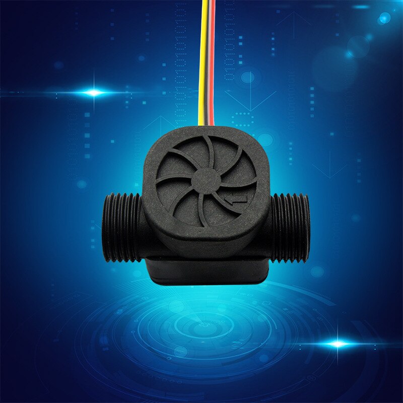 Sai Shenger supplies 4 points plastic Hall flowmeter, water heater flow sensor, water vending machine flowmeter