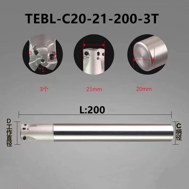 BLMP0603R alimentazione rapida TEBL fresa centro di lavoro barra efficiente tornio CNC BLMP 0603 inserto fresa a spalla: Arancione