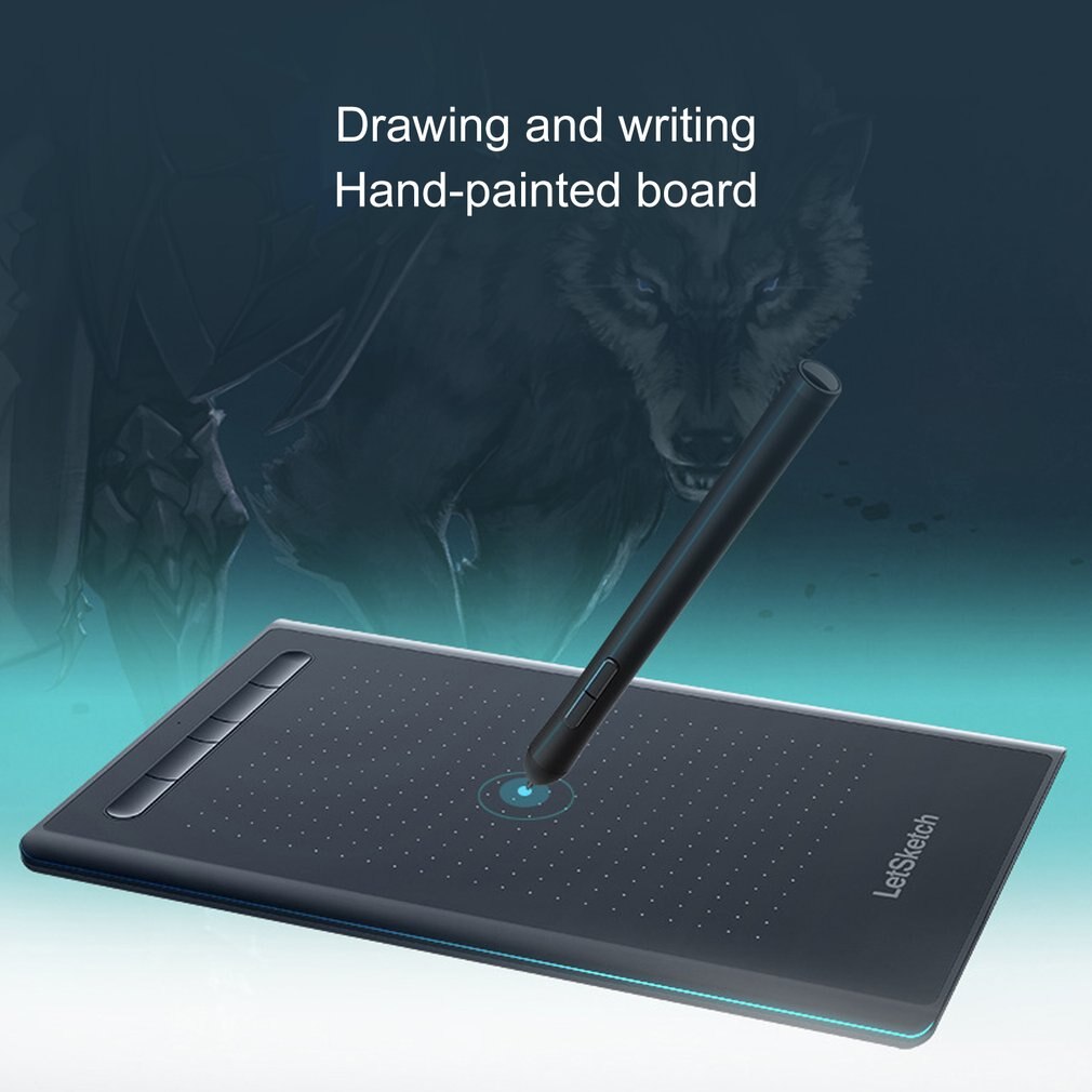 8 Inches USB Art Digital Graphic Tablet Digital Drawing Board With 8192 Level Pen Pressure Stylus For Online Teaching