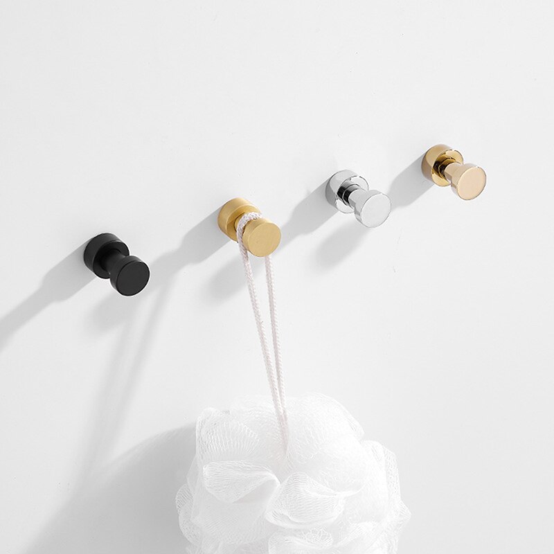 Wieszaki mosiężne wieszak na ubrania ze stali nierdzewnej gospodarstwa domowego półeczki na drobiazgi wieszak na klucze wieszak na płaszcz ręcznik łazienkowy Organizer