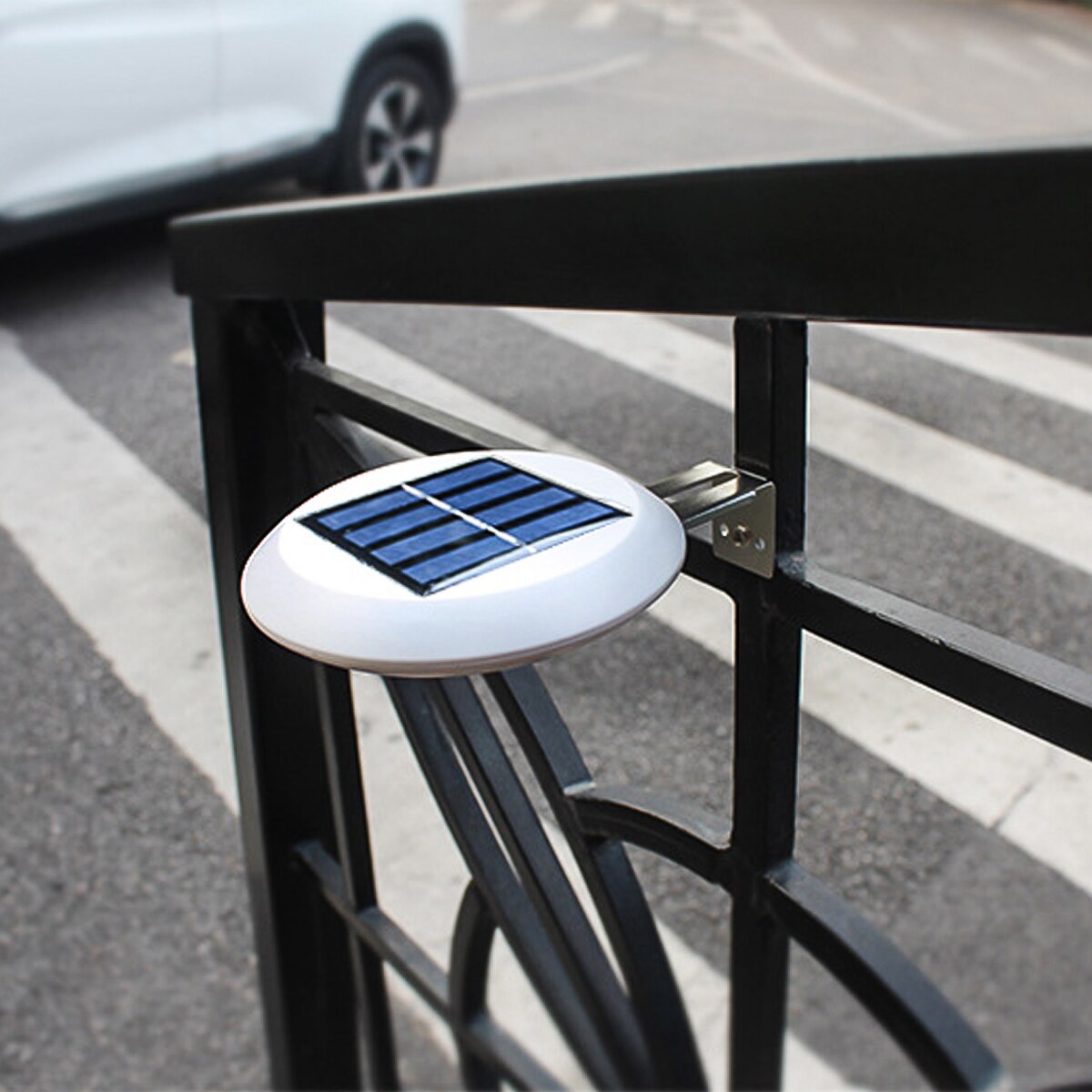 spüren Auto Auf Wasserdichte Solar- Lichter draussen Zauberstab Montage Lampe für Terrasse Deck Hof Garten dunkel