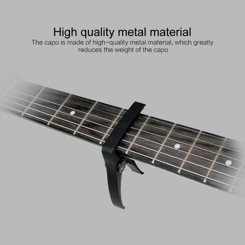 Metal Multiple Colour Guitar Capo Quick Change Clamp Key Acoustic Classic Guitar Capo Tone Adjusting Guitar Parts