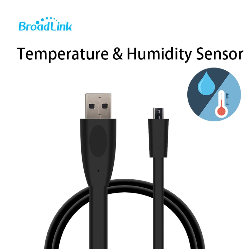 Broadlink HTS2 USB Port Tempetature Humidity Sensor Detector Work With Broadlink bestcon RM4 mini/RM4 Pro Smart Remote