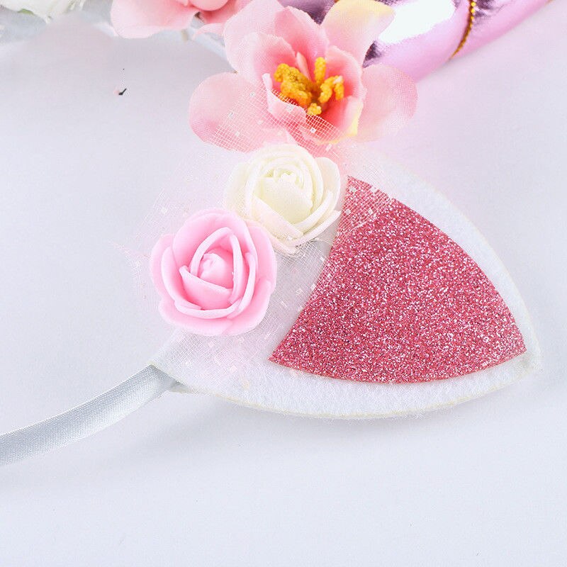 Diadema de unicornio para , diadema con purpurina para cumpleaños y Navidad, 1 unidad